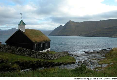 Faroe Islands turf roof