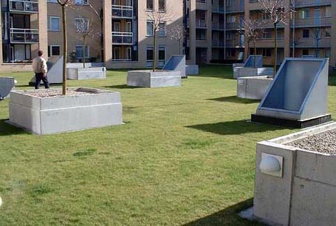 green roof plaza