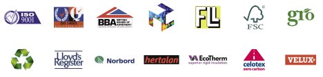 best flat roofs logos